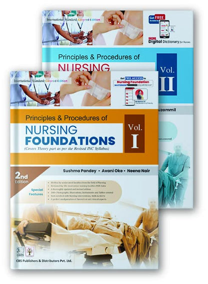PRINCIPLES AND PROCEDURES OF NURSING FOUNDATIONS 2ED (2 VOL SET) (PB 2023) by Sushma Pandey