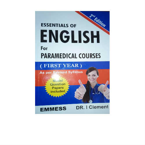 Essentials Of English For Paramedical Courses 1st Year By Clement