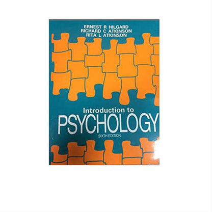 Introduction To Psychology By Ernest R Hilgard