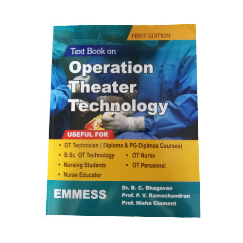 Textbook On Operation Theater Technology By BC Bhagavan