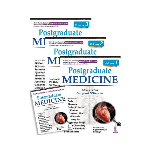 Postgraduate MEDICINE 3 Volume Set 2021 By Gurpreet S Wander