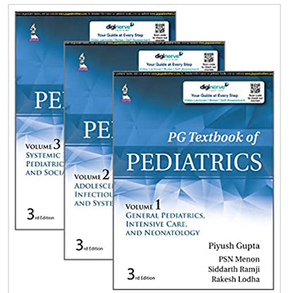 PG Textbook Of Pediatrics (3 Vol set) 3/e 2024 By Piyush Gupta