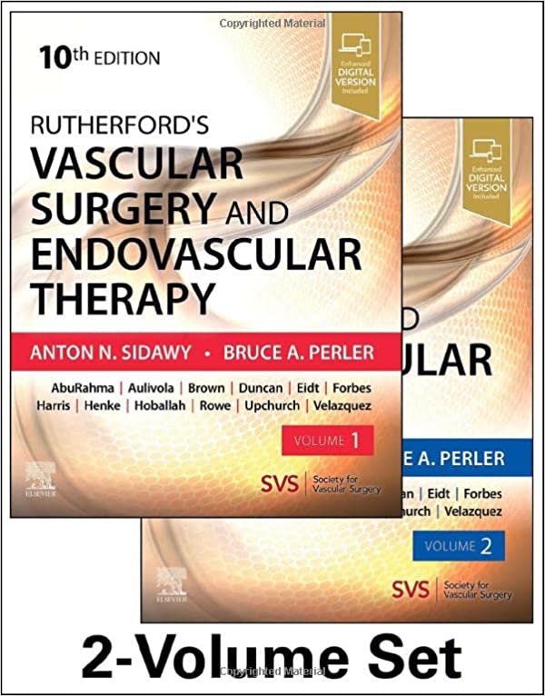Rutherford's Vascular Surgery and Endovascular Therapy (2-Volume Set) 10/e 2023 by Anton N. Sidawy