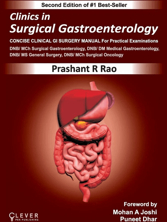 Clinics in Surgical Gastroenterology 2/e 2024 Completely updated in 4 Color by Dr Prashant Rao (Copy)