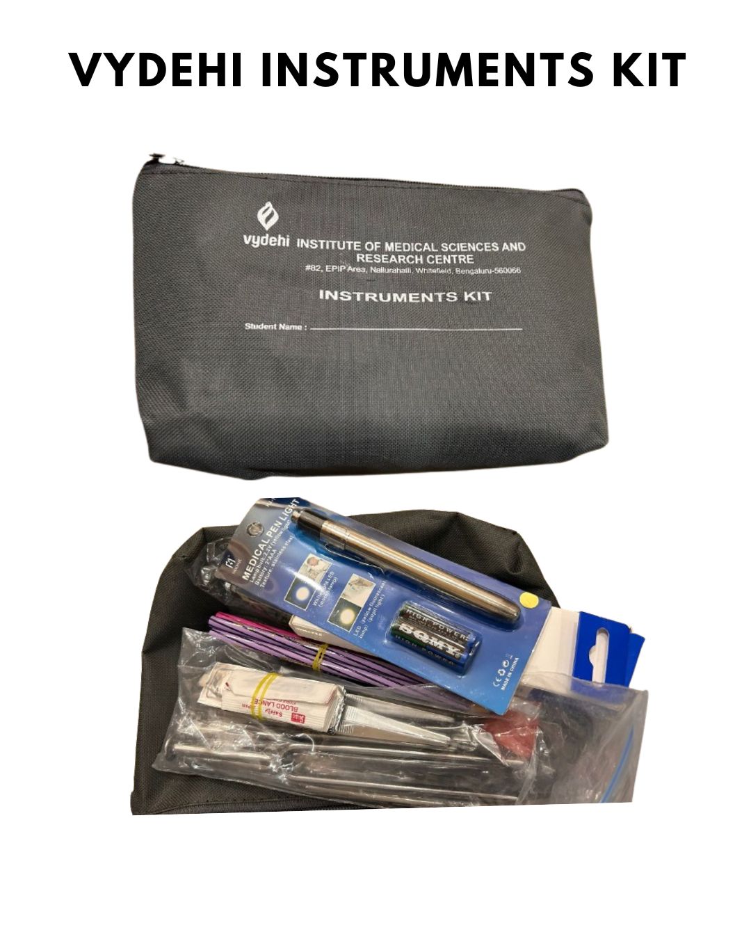 Vydehi Medical Collage (Dissection & Histology Instruments Kit)- Vydehi Kit
